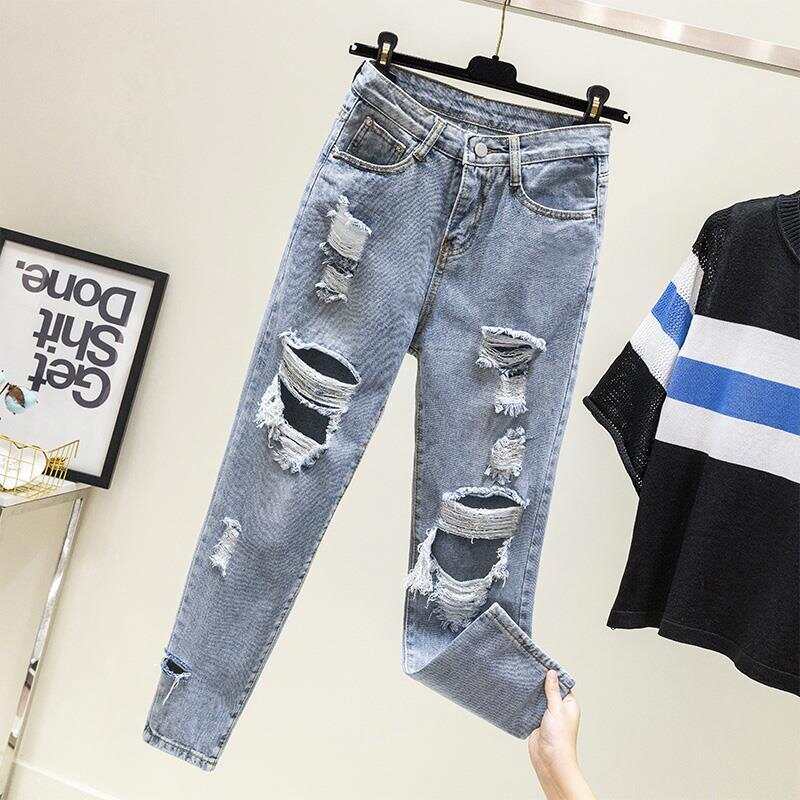 Korean Denim Harlan Cropped Pants