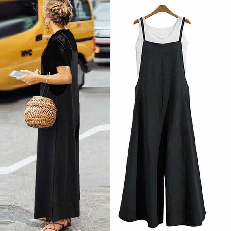 BIG SALE - 50% OFF Women's Sleeveless Oversized Casual Jumpsuit