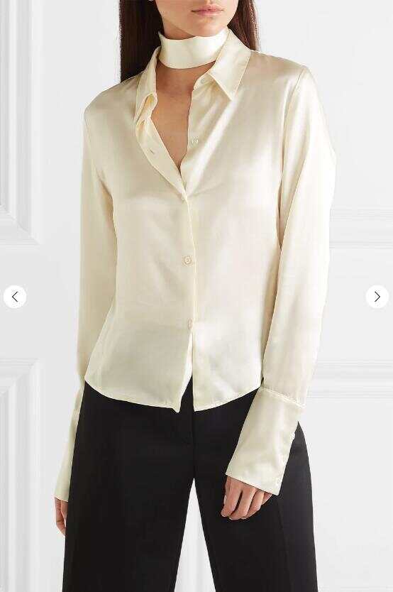 Slim Heavy Silk Shirt