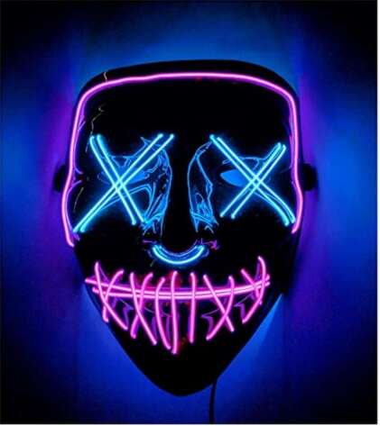 HALLOWEEN LED LIGHT UP MASK