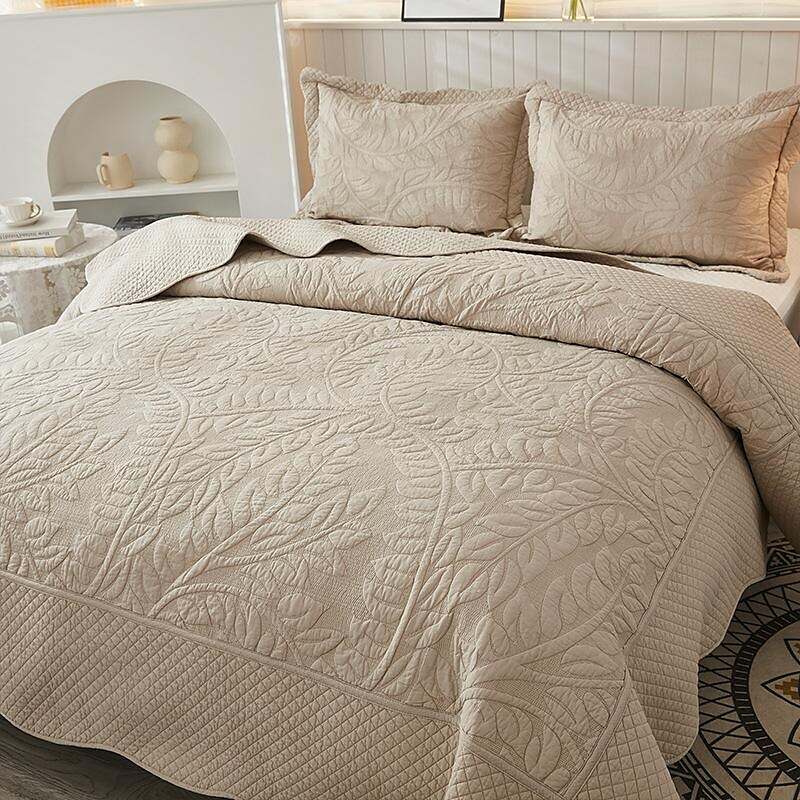 Luxury Quilted Throw Cotton Bed Blanket