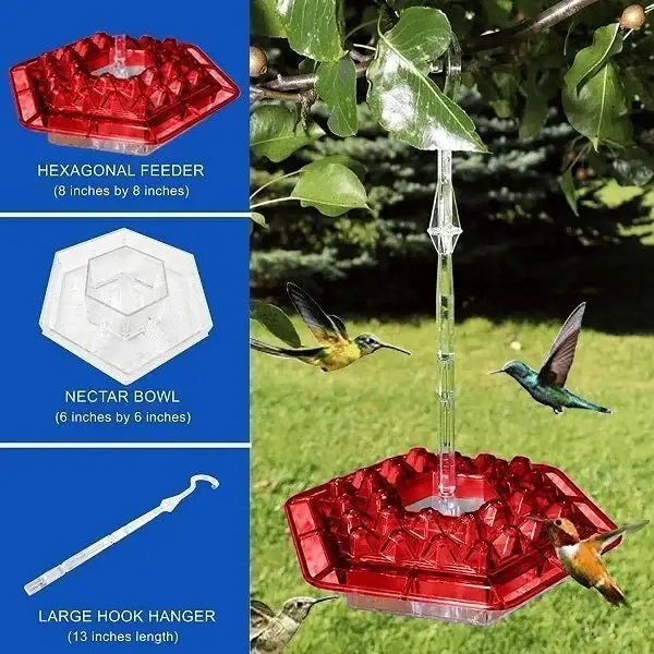 🔥2023 Spring Hot Sale 49% OFF - Mary's Hummingbird Feeder With Perch And Built-in Ant Moat（BUY 3 FREE SHIPPING）