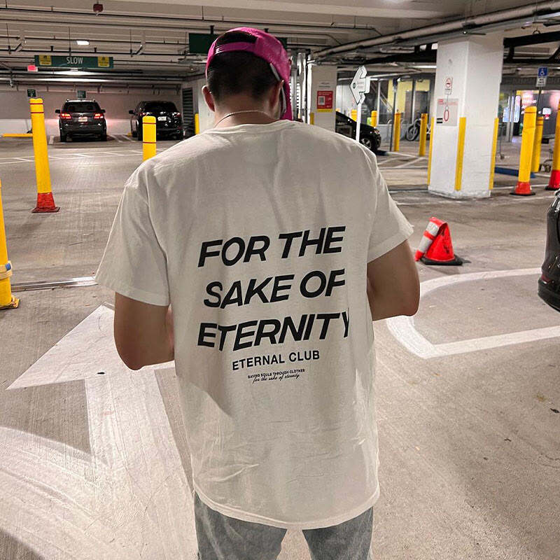 For The Sake Of Eternity Print T-shirt