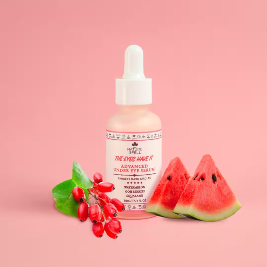 Nature Spell Advanced Under Eye Serum with Watermelon and Goji Berries (30 ml)