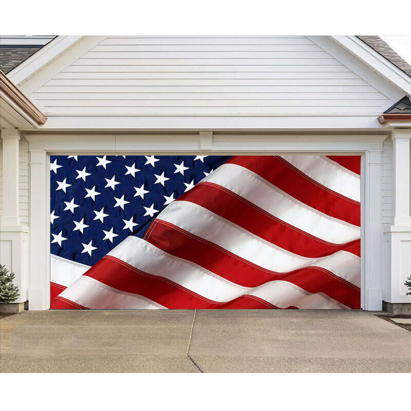 Patriotic Garage Door Mural