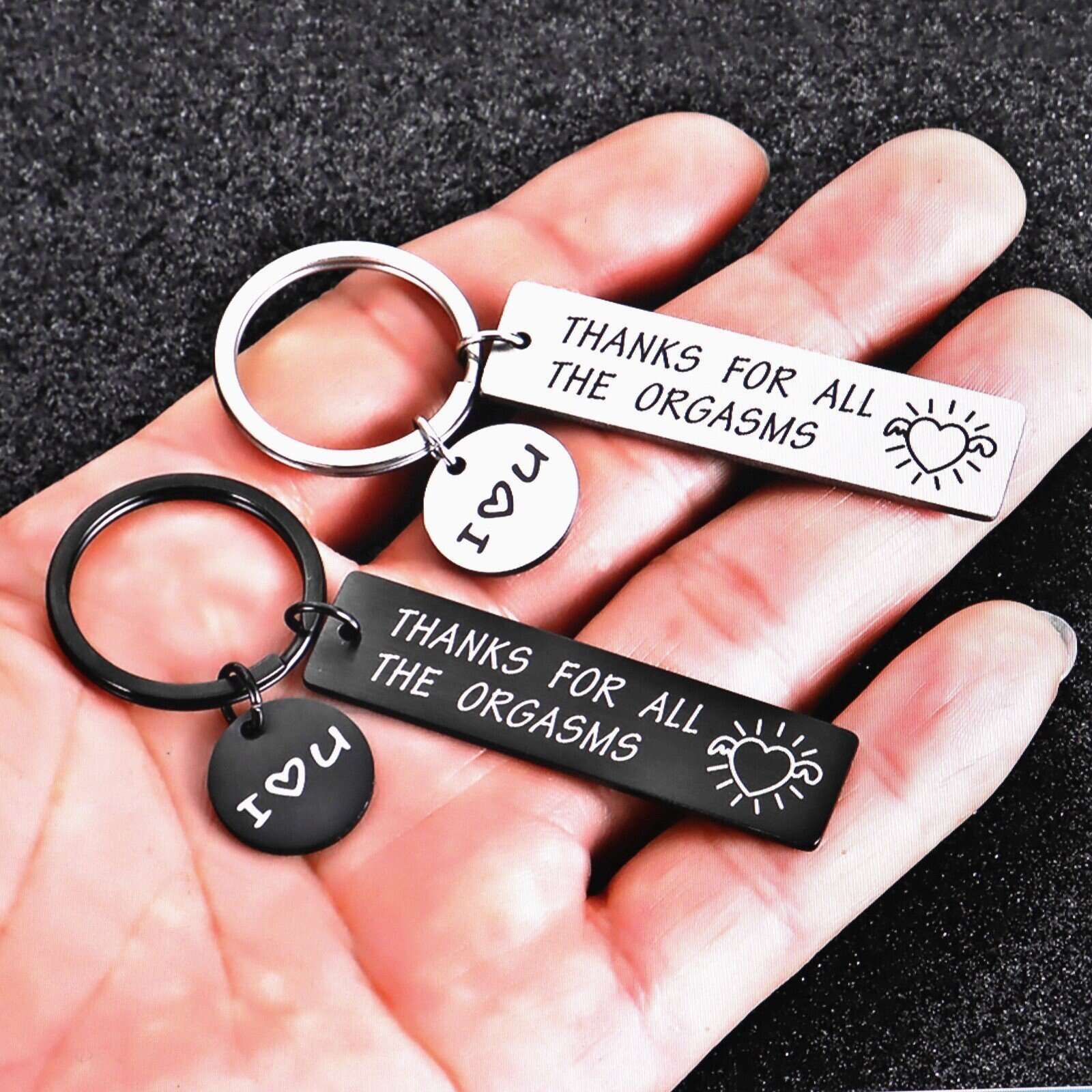 Valentine's Day - Thanks For All The Orgasms Keychain