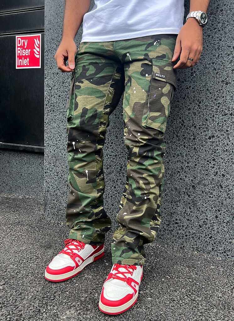 Last Day 50% OFF-Vintage Flare Cargos Pants (Buy 2 free shipping)
