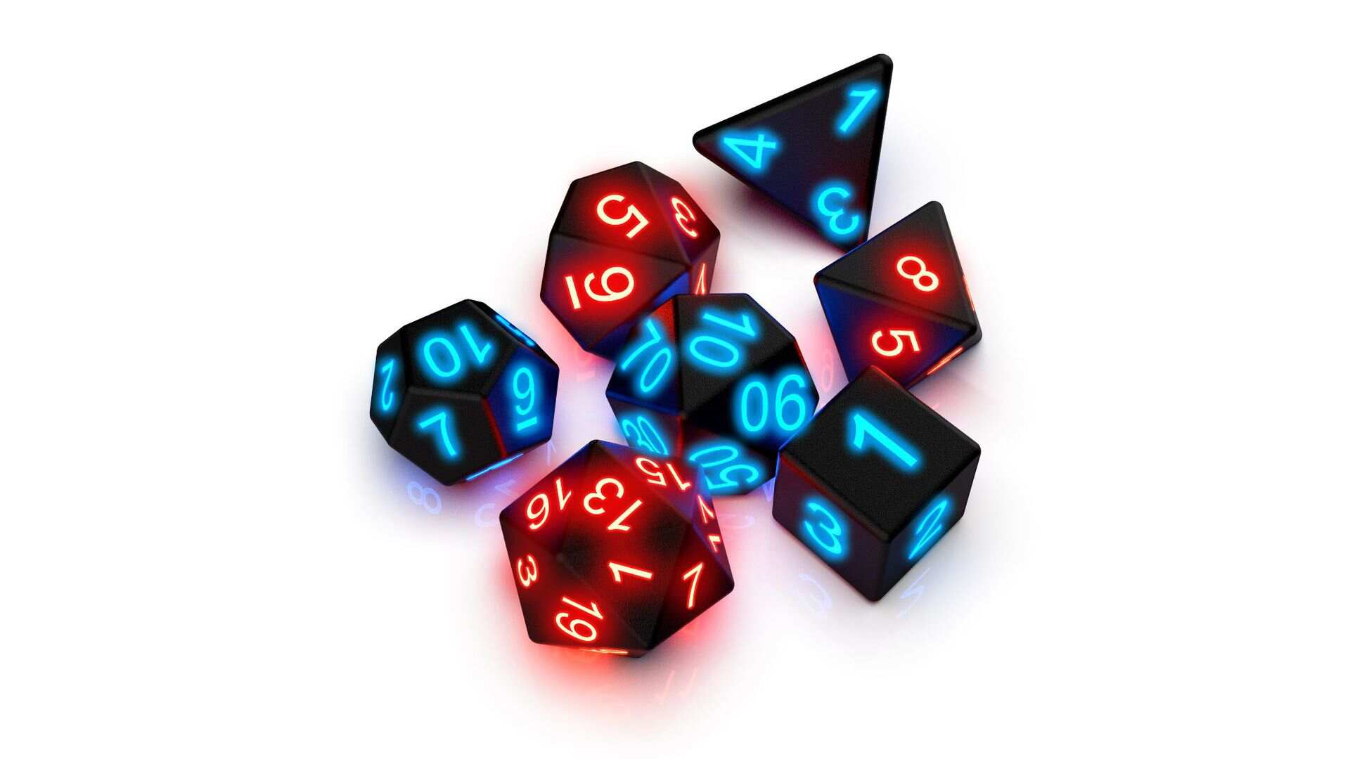 🔥HOT SALE - 50% OFF 🔥2022 New Party Fluorescent 7-Piece Dice