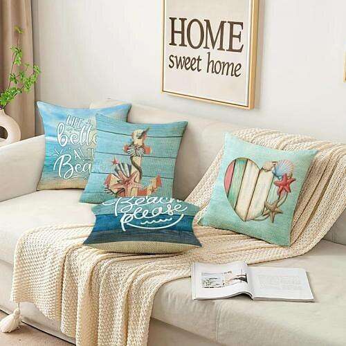 Summer Sunshine Floral Double Side Pillow Cover 4PC Soft