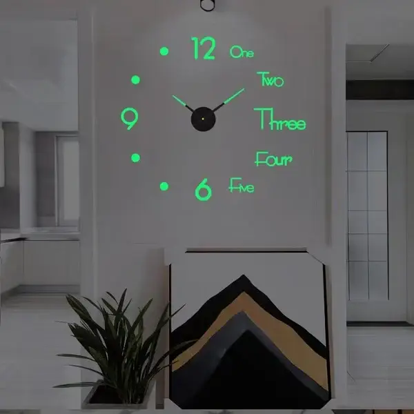 🔥Summer Hot Sale - 48% OFF 🔥MODERN DIY PUNCH-FREE WALL CLOCK