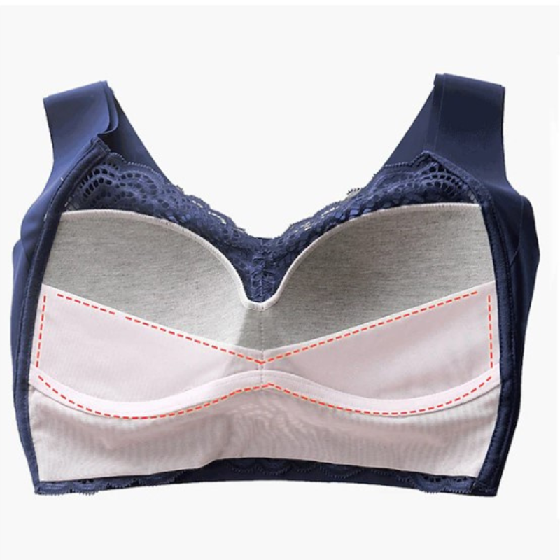 Wire Free Lace Bras for Women Plus Size Vest