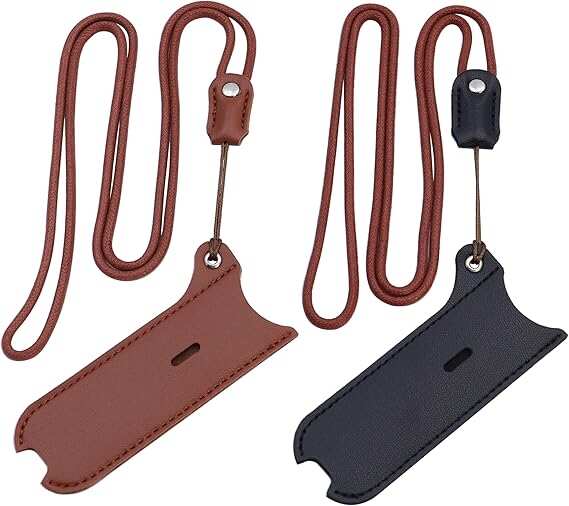 PU Leather Case Lanyard Necklace case