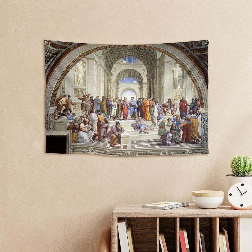 Medieval Painting Wall Tapestry Victoria Art Decor