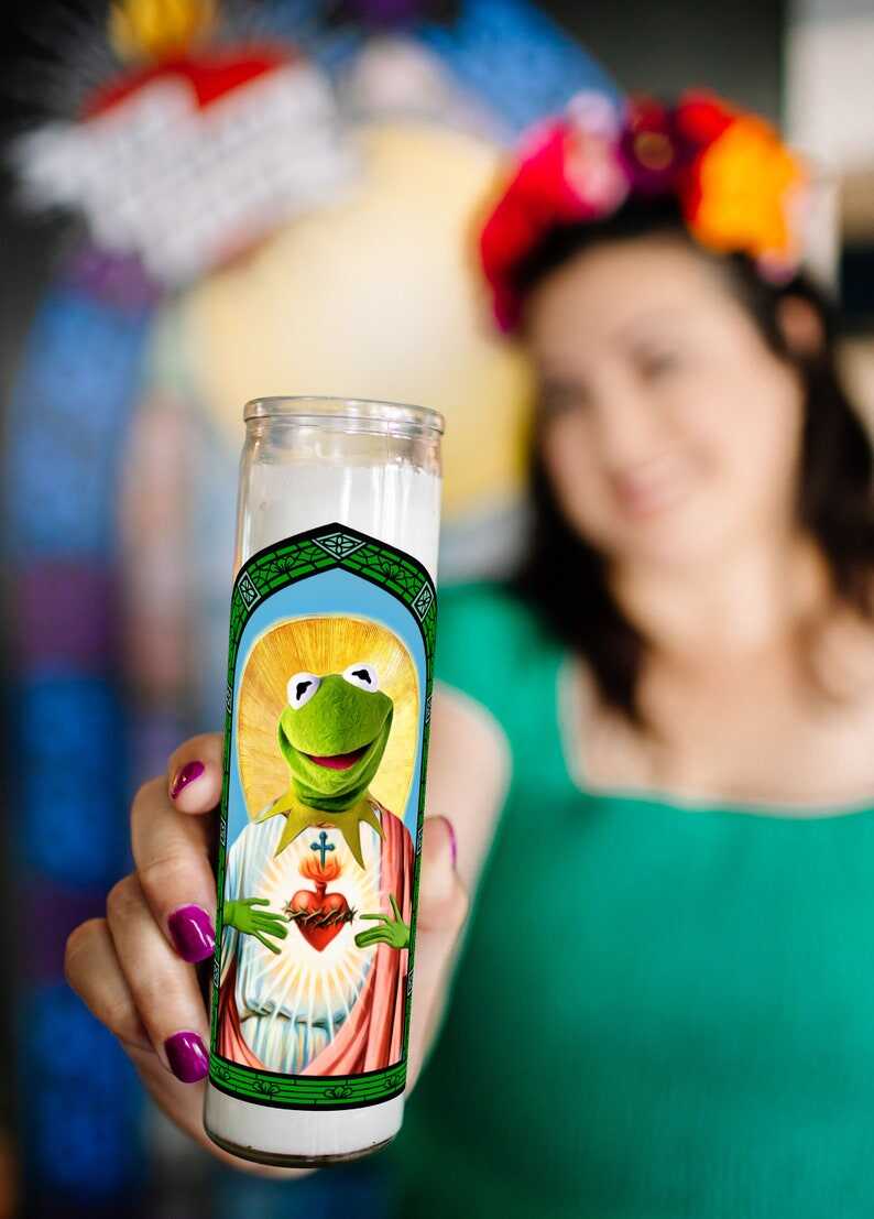 Saint Kermit Prayer Candle