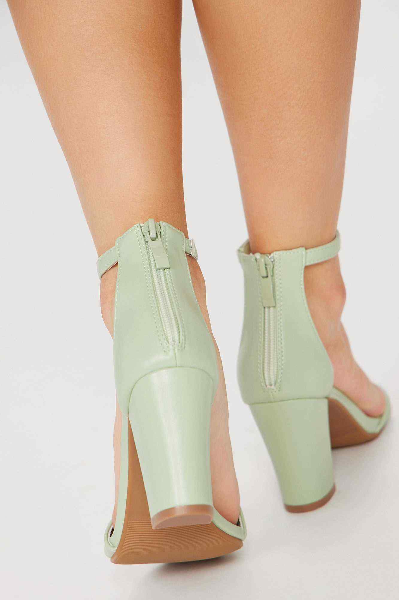 Forgetting You Heeled Sandals   Mint