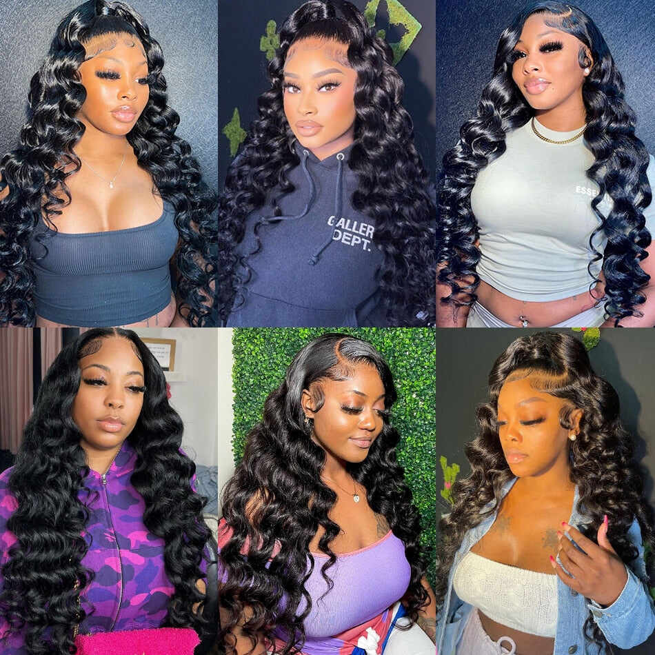 Jemima Loose Deep Wave 13x4 Lace Front Human Hair