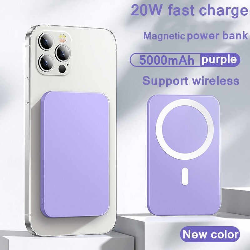 NEW 10000mAh Portable Magnetic Wireless Power Bank