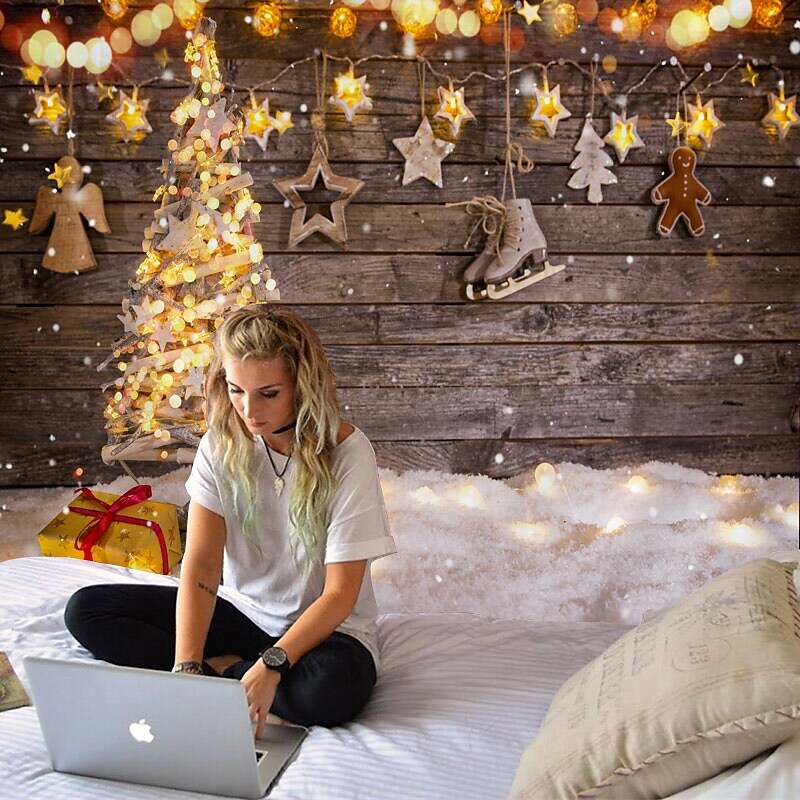 Christmas Holiday Party Wall Tapestry Art Decor