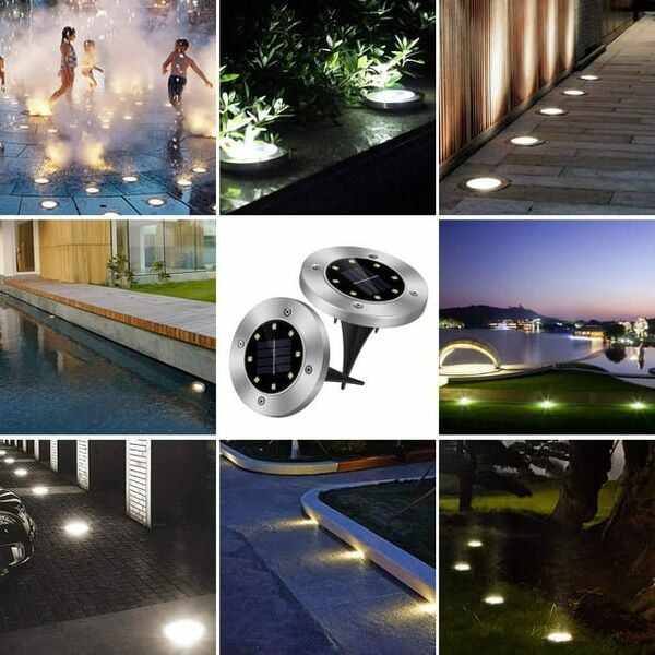 Hot sale -8LED Waterproof Solar Pathway Lights BUY MORE SAVE MORE