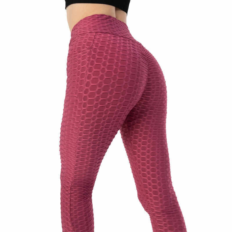 JIANWEILI push up leggings Woman High waist fitness anti cellulite legging femme Side pockets Gym Stretch pants Breathable