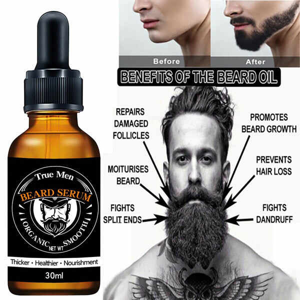 COSPROF BEARD OIL, BALM, BRUSH AND COMB KIT SET FOR MEN BEARD CARE