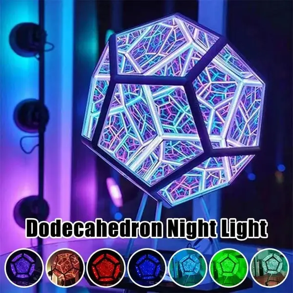 ✨The InfiniteX Dodecahedron Color Art Light- A visual feast through dimensions🎁(Free Worldwide Freight)