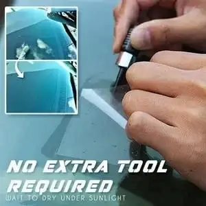 (Last Day Promotion - 49% OFF) Cracks Gone Glass Repair Kit (New Formula), BUY MORE GET MORE FREE