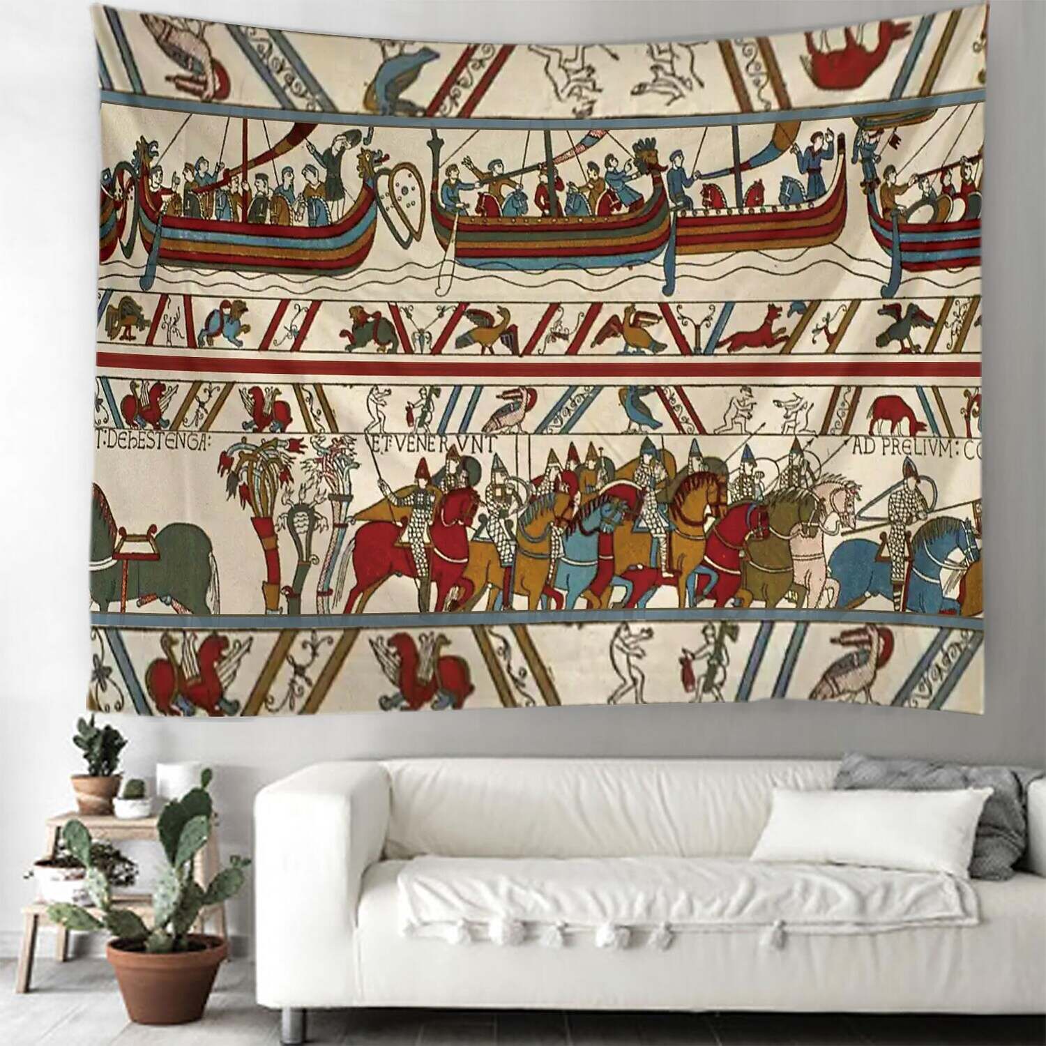 Bayeux Medieval Large Wall Tapestry Art Decor