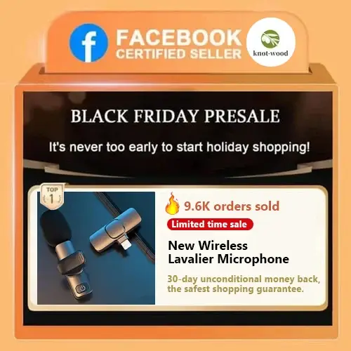 🔥LAST DAY 48% OFF🔥New Wireless Lavalier Microphone