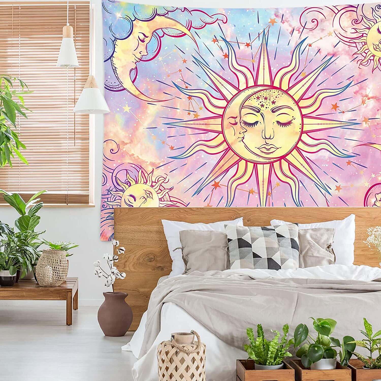 Tarot Divination Wall Tapestry Sun Moon Tapestry