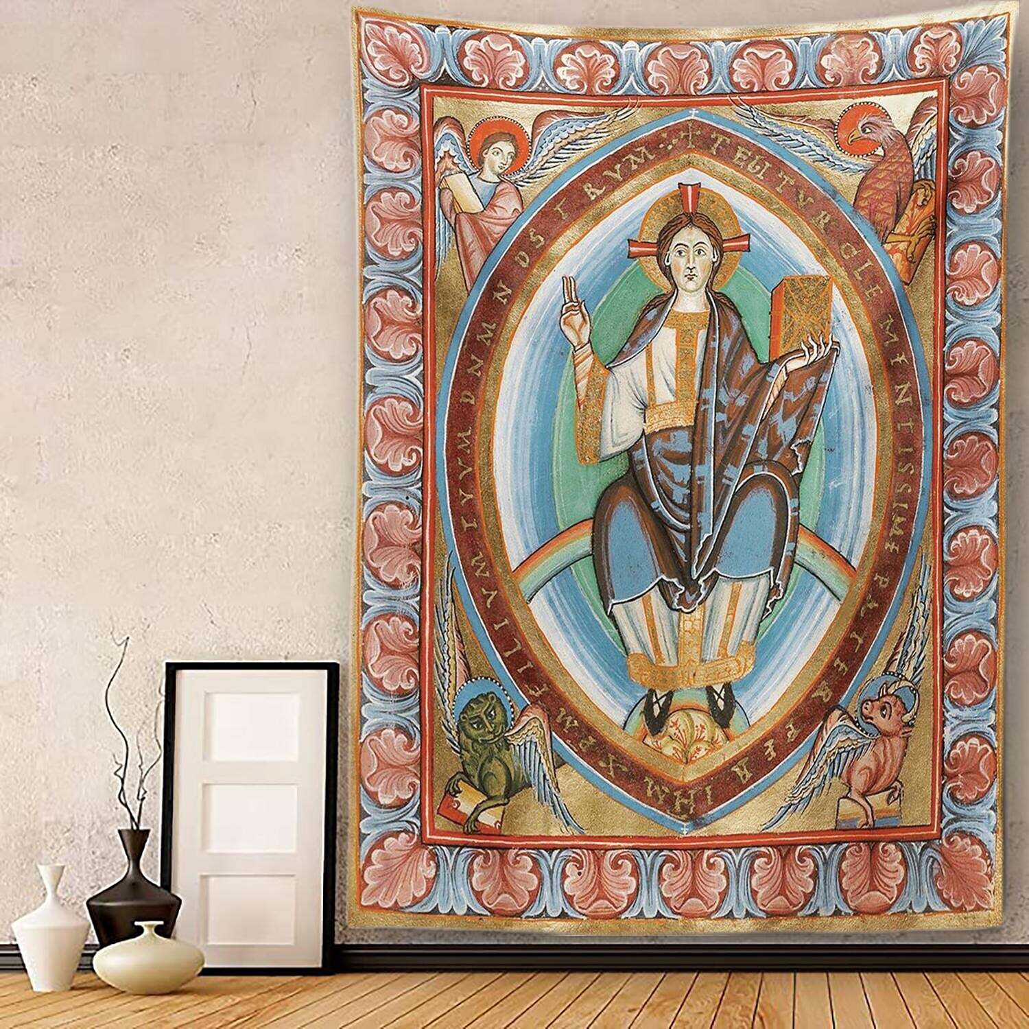 Medieval Painting Wall Tapestry Art Decor Bedroom Living Room Decoration