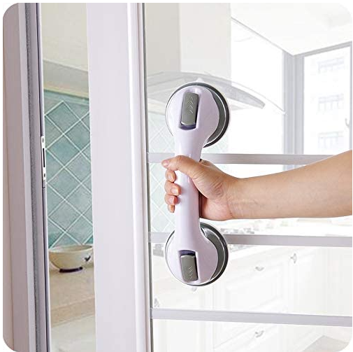 Grab bar with bathroom armrest and safety shower handle