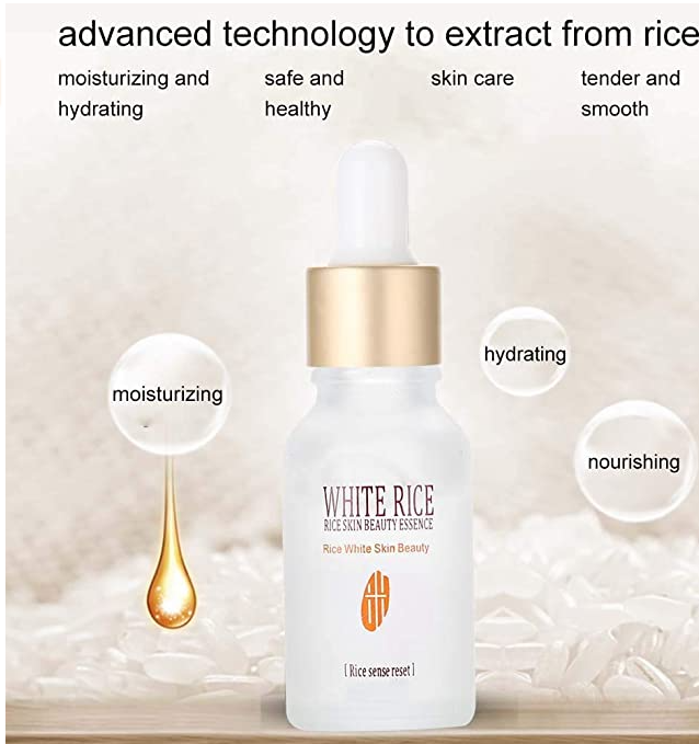 New White Rice Serum Face