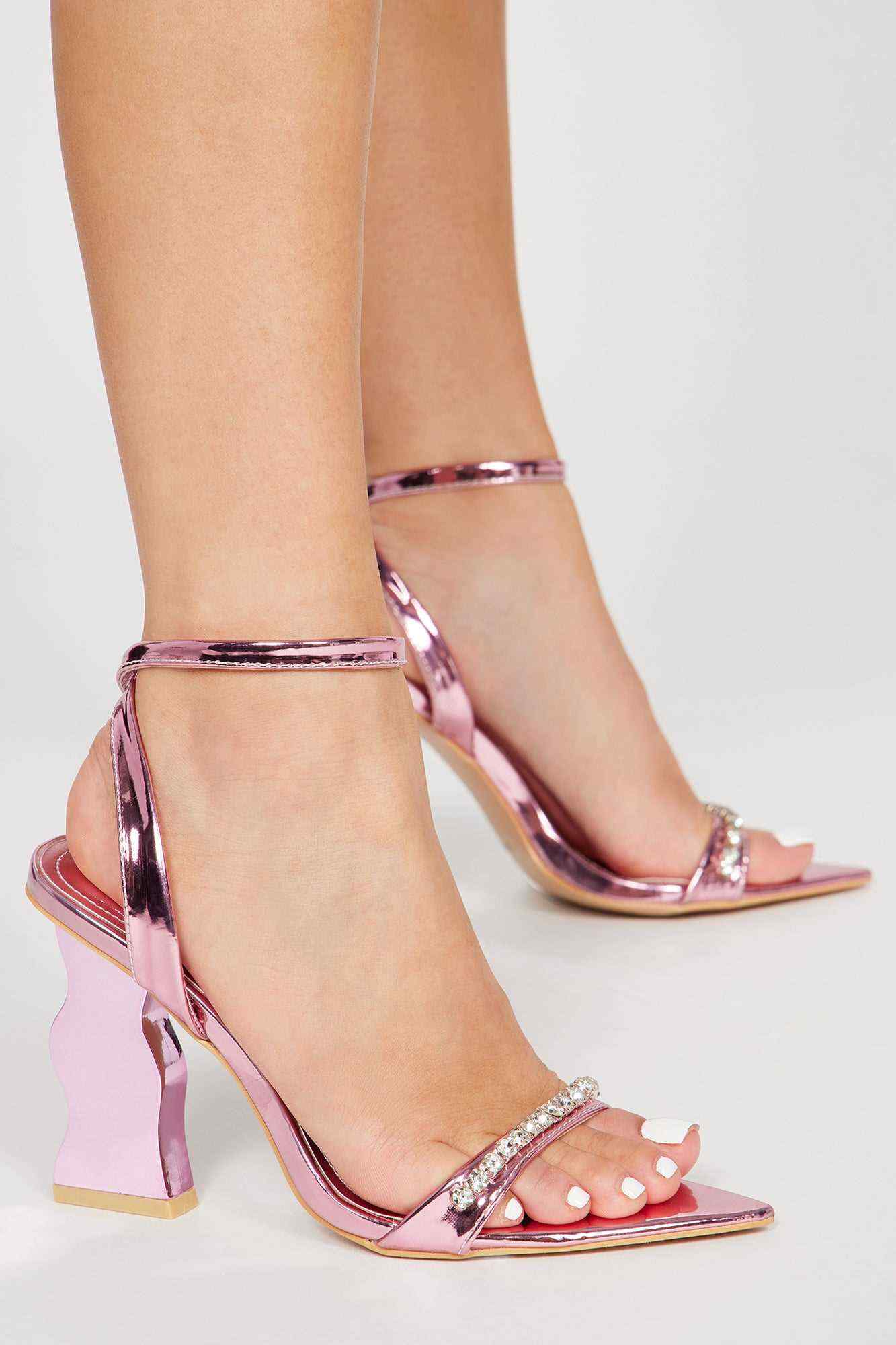 Got You Jealous Heeled Sandals   Pink