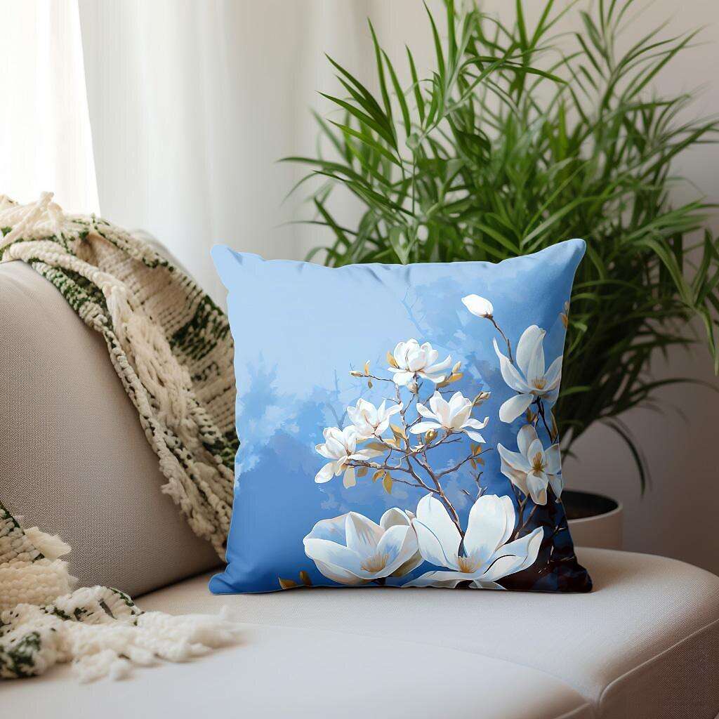 Floral Plant Pillow Cover 1PC