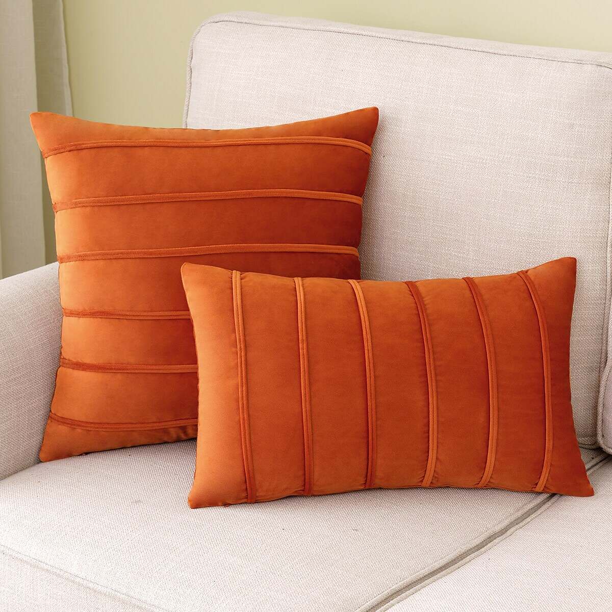 Solid Color Velvet Pillowcase Cushion Cover