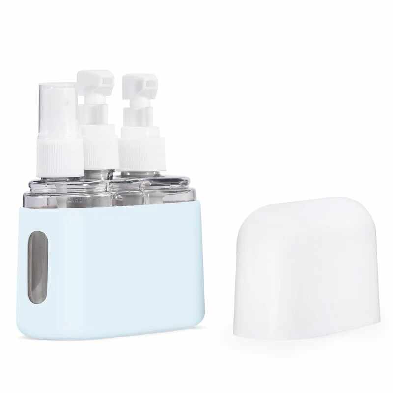 Mini Shampoo Dispenser Portable Travel Bottle Set