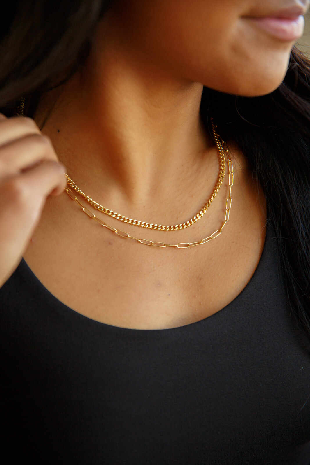 Missing Link Layered Necklace
