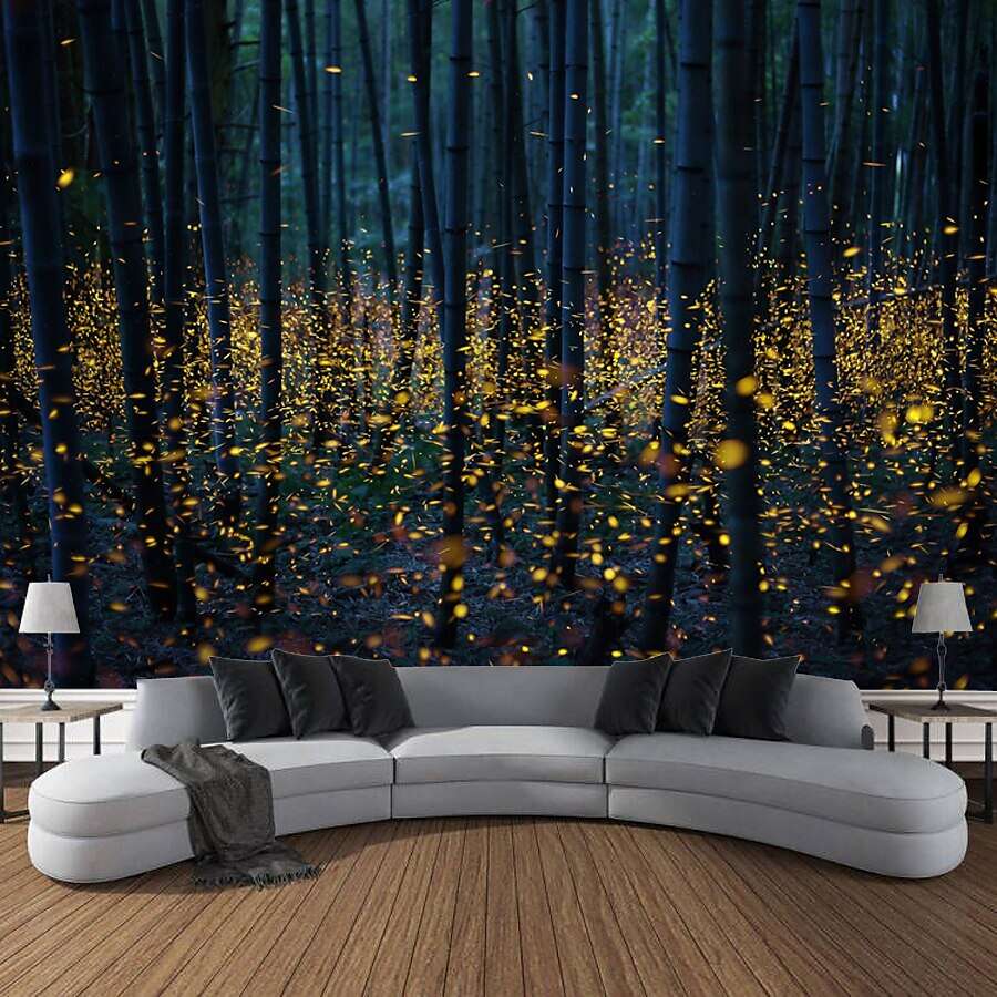 Landscape Forest Hanging Tapestry Wall Art Mural Decor Photograph Backdrop Blanket Curtain Home Bedroom Living Room Decoration