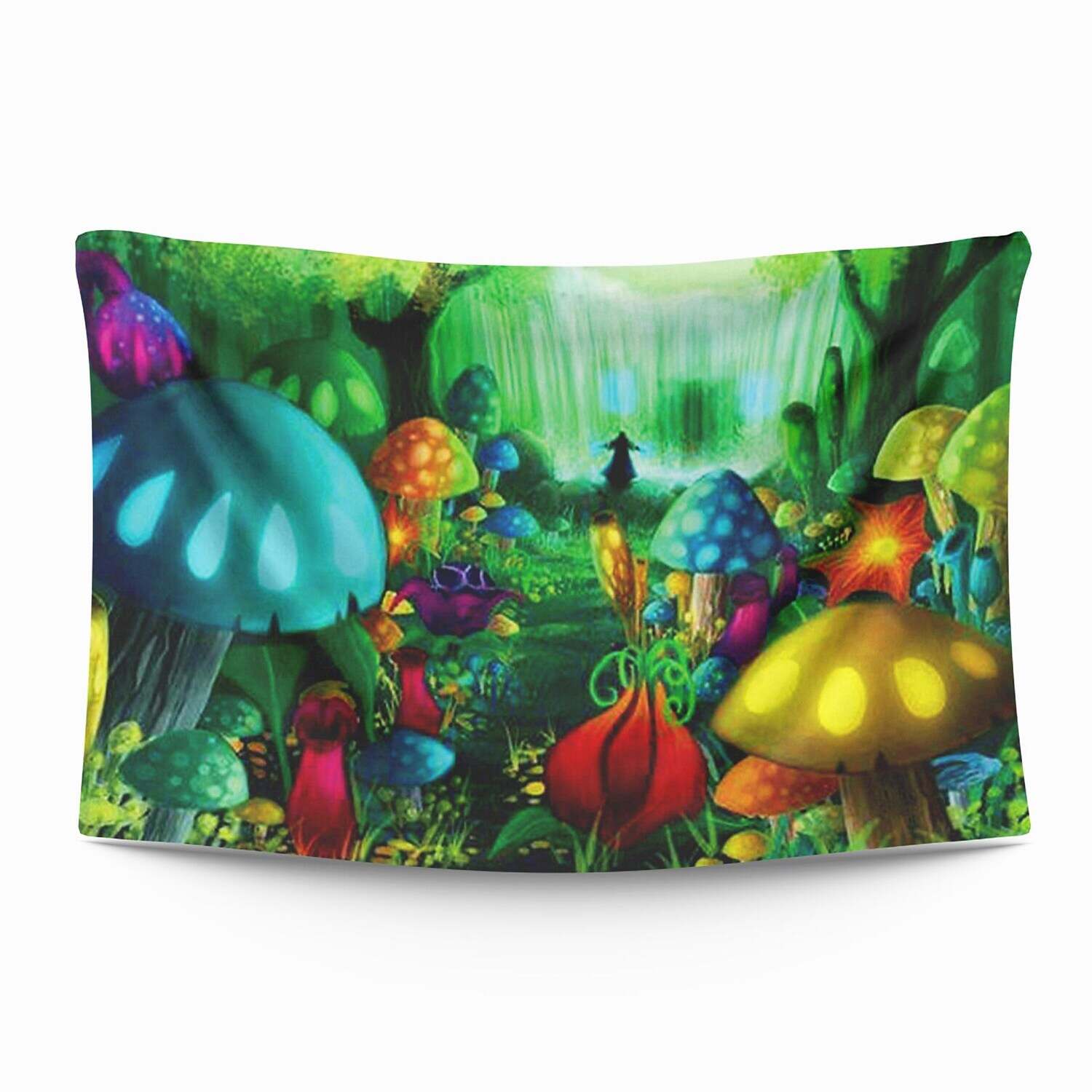 Trippy Mushroom Wall Tapestry Art Decor