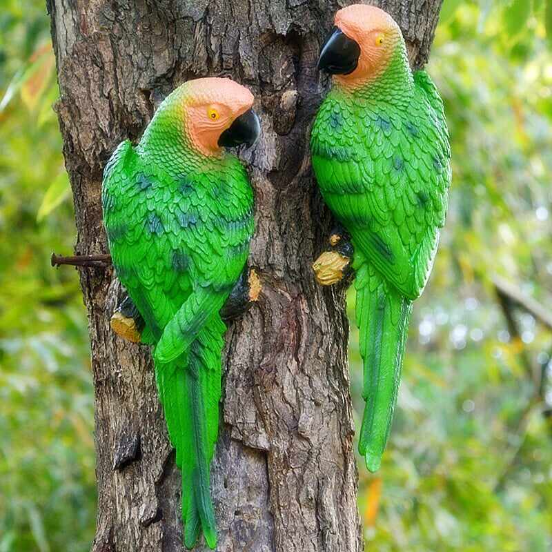 Resin Parrot Bird Statue