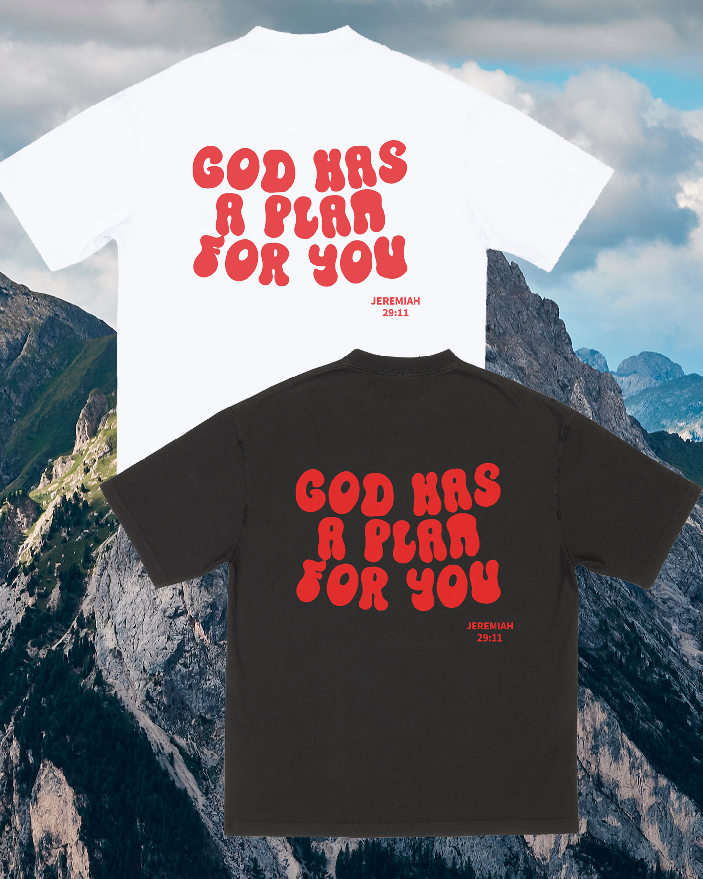 God Has A Plan For You Print Men's T-shirt