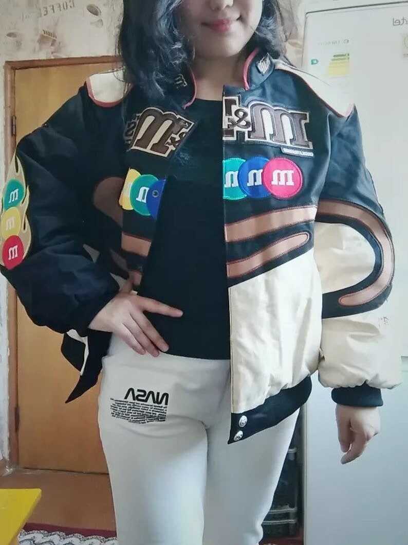 Nascar Racing Jacket Embroidered M&M Bomber