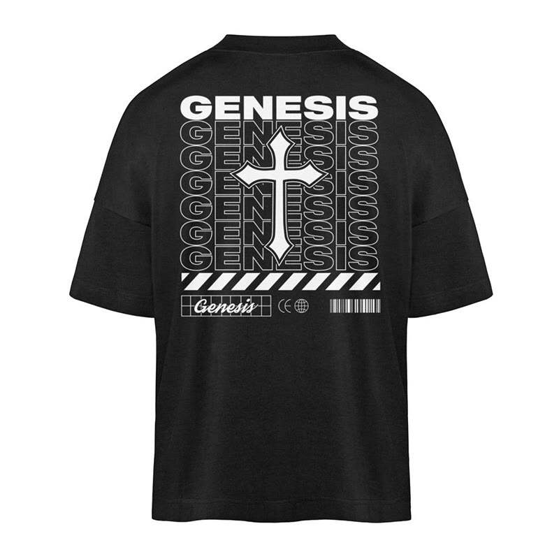 Genesis Cross Print Short Sleeve T-shirt