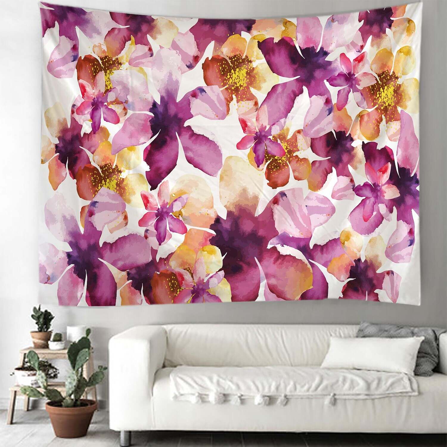 Floral Large Wall Tapestry Art Decor Photograph Backdrop