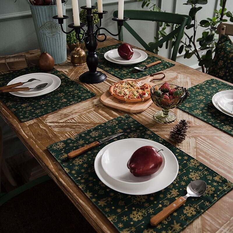 Dining Table Placemats Set of 4 Heat Resistant Non-Slip Dining Table