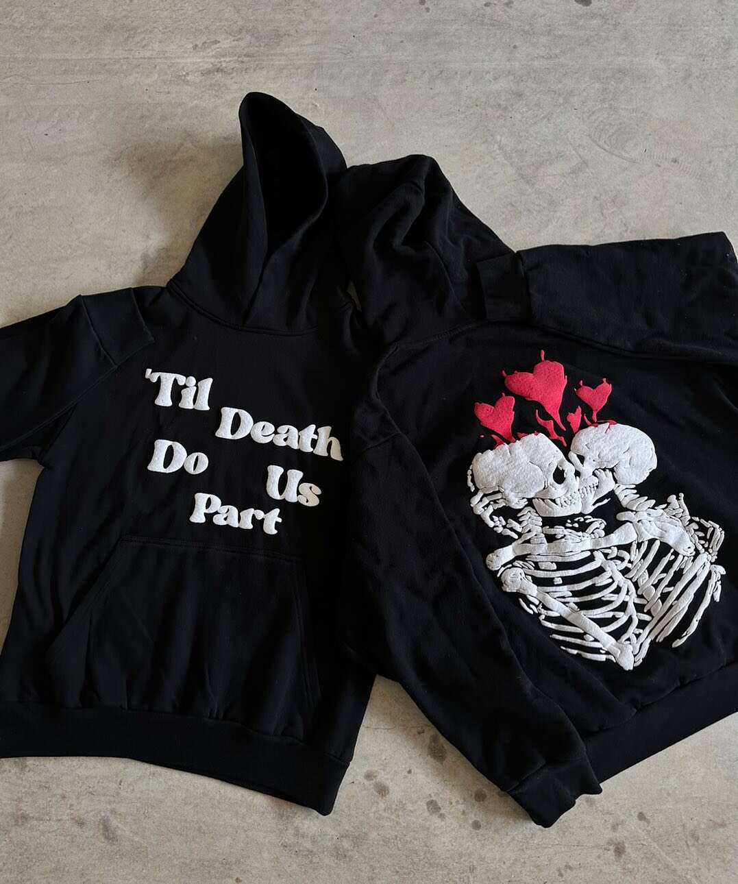 Till Death Do Us Part Print Hoodie