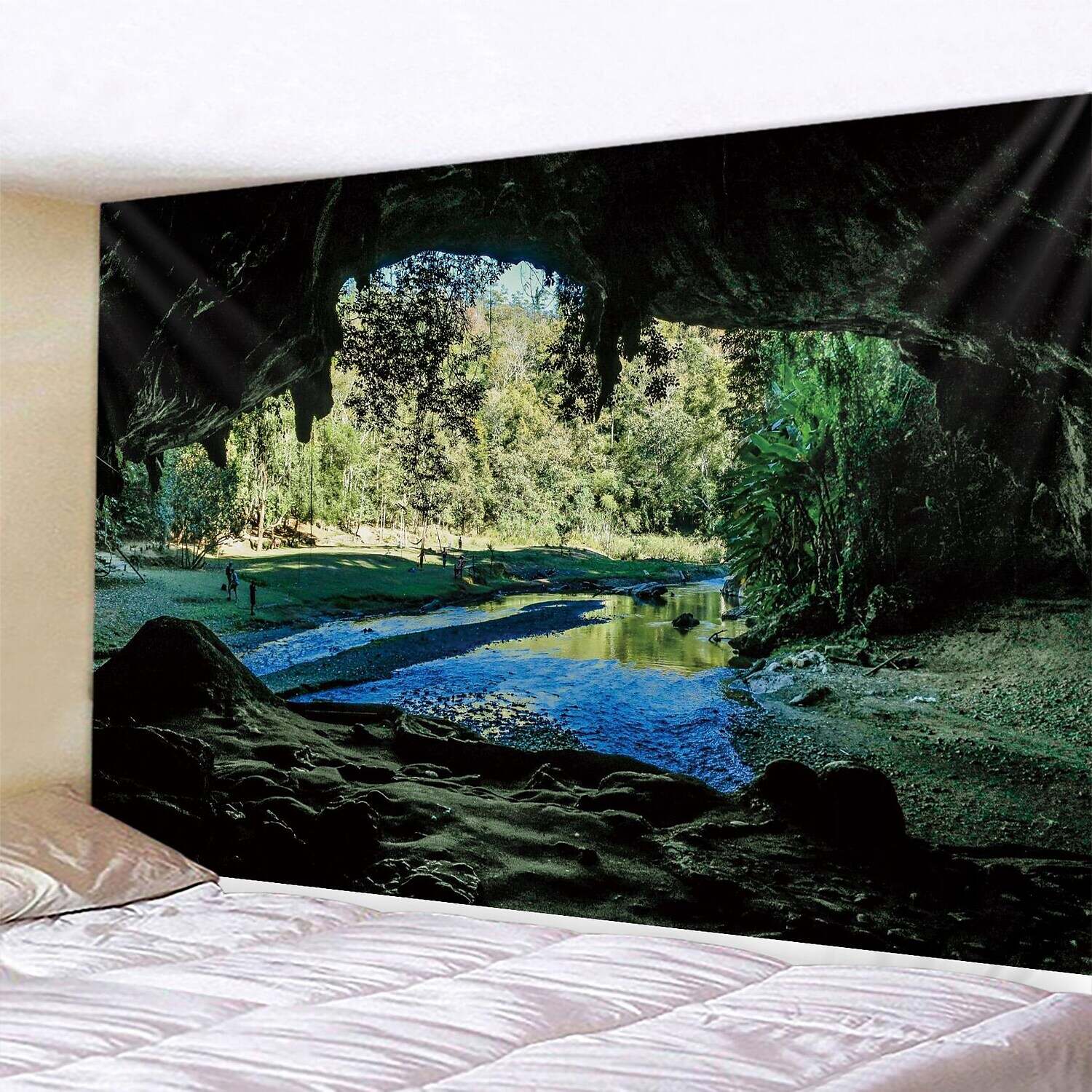 Natural Large Wall Tapestry Cave Art Decor Photograph Backdrop