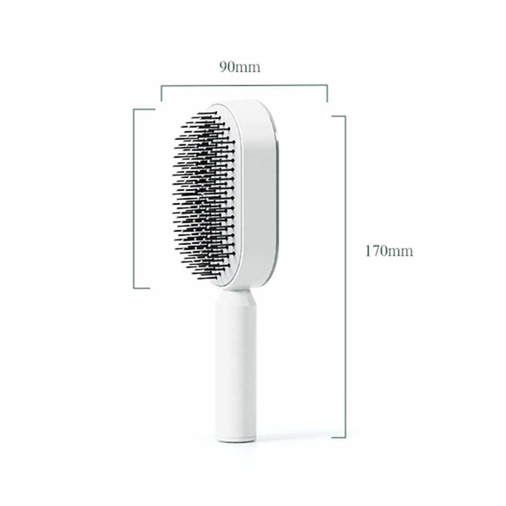 Massage Comb Hair Brush Air Cushion One-Key Self Cleaning Hair Comb Professional Detangling Scalp Air Bag Combs For Hair