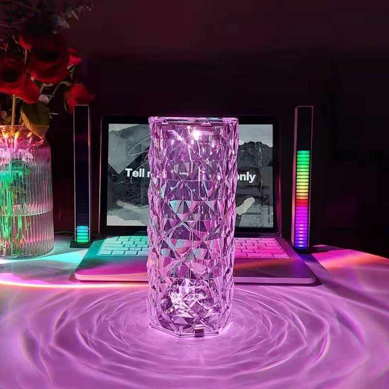 LAST DAY SALE 50% OFFPRISM ROSE TOUCH LAMP